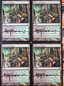 Gilt-Leaf Palace x4 - Lorwyn (Signed by Artist) Magic the Gathering MTG! - Image 1
