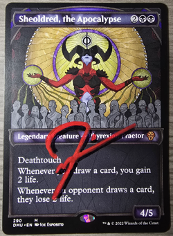 Sheoldred, the Apocalypse SHOWCASE (Signed by Artist) Magic the Gathering MTG! - Image 1