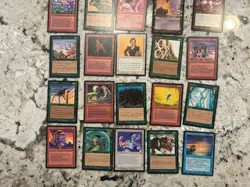 Mtg Fbb Lot x25 Magic The Gathering Foreign Legends Dark Black Border Lp-Played - Image 2
