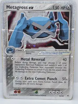 Metagross EX 95/101 Ultra Rare Pokemon Card - Creased - Read Desc. - Image 1