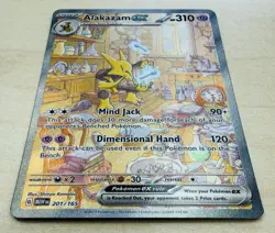 Alakazam ex 201/165 Special Illustration Rare Scarlet & Violet 151 Pokemon - NM - Image 2