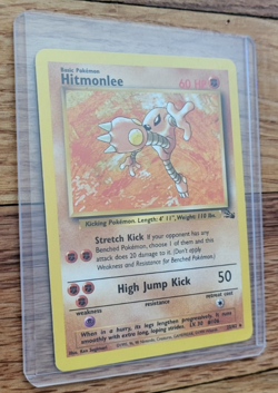 Pokemon TCG- Hitmonlee - 22/62 Fossil Set- Regular - Light Play - Image 3