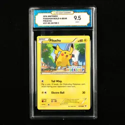 TQG 9.5 MINT+ 2016 Pokemon ENG Pikachu 20/108 C - Image 1