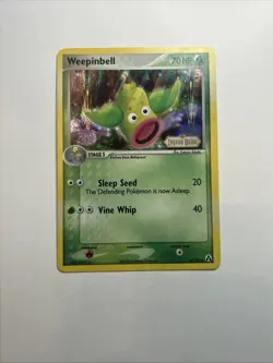 Pokemon TCG Weepinbell Ex Legend Maker Reverse Holo 47/92 - Image 1