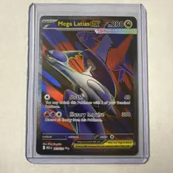 Mega Latias ex 163/132 Me01: Mega Evolution Holo Pokemon Trading Card - Image 1