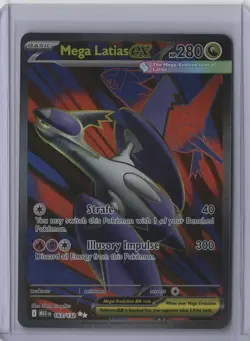 Mega Latias ex 163/132 Me01: Mega Evolution Holo Pokemon Trading Card - Image 2