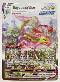 Pokemon TCG Evolving Skies Rayquaza VMAX Alt Art 218/203 English NM - Image 1