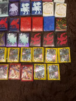 Pokemon TCG Sealed ETB Card Sleeves Assorted Lot of 69 - Image 5