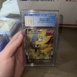 CGC 10 Pristine Zeraora VMAX GG42/GG70 Galarian Gallery Crown Zenith Pokemon - Image 1