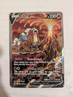 Entei V Crown Zenith Galarian Gallery Holo Ultra Rare Pokemon TCG GG36/GG70 NM - Image 1