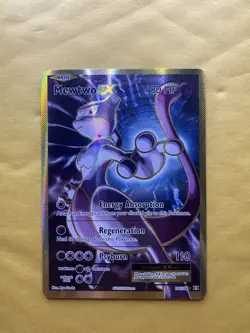 Pokemon Mewtwo EX 103/108 Ultra Rare Full Art Holo XY Evolutions - Image 1