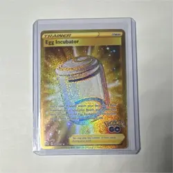Pokemon Egg Incubator Trainer Secret Rare Holo Full Art 087/078 Pokemon GO TCG - Image 1