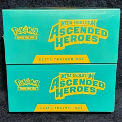 Pokemon Ascended Heroes Elite Trainer Box x2 New Read Description - Image 3