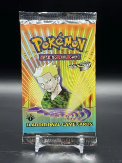 Pokemon 1st Edition Gym Heroes Lt. Surge Booster Pack - Image 1