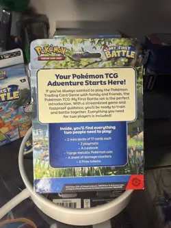 Pokemon My First Battle [Charamander&Squirtle]-New-DamagedBox - Image 3