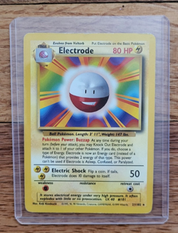 Pokemon TCG- Electrode- 021/102 Base Set- Regular - LP - Image 1