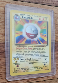 Pokemon TCG- Electrode- 021/102 Base Set- Regular - LP - Image 3