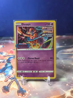 Deoxys SWSH170 Pokemon TCG Sword & Shield Promo PreRelease Holo Rare - Image 1