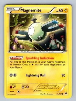 Magnemite (51) 51/162 Common XY - BREAKthrough NM - LP Pokemon TCG - Image 1