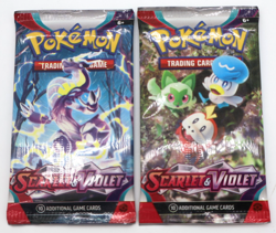 Pokemon TCG Scarlet and Violet Base Booster Pack Sealed Lot of 2 - Image 1