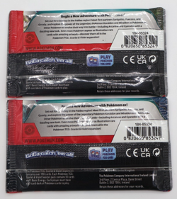 Pokemon TCG Scarlet and Violet Base Booster Pack Sealed Lot of 2 - Image 2