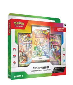 Pokemon TCG First Partner Illustration Collection Series 1 New Sealed PRESALE - Image 1