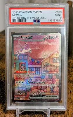 PSA 9 Mew ex SVP 053 SV Black Star Promo 151 UPC Pokemon TCG MINT - Image 1