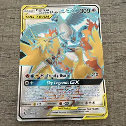 Pokemon Moltres & Zapdos & Articuno GX (Full Art) 66/68 | Hidden Fates - Image 1