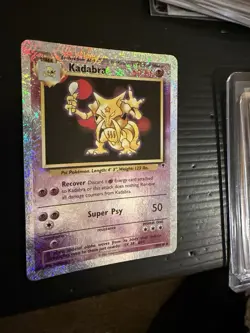 Pokemon Kadabra Reverse Holo Foil 49/110 Legendary Collection 2002 Near Mint - Image 2