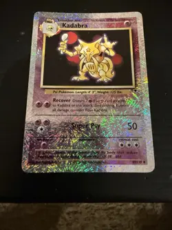 Pokemon Kadabra Reverse Holo Foil 49/110 Legendary Collection 2002 Near Mint - Image 4