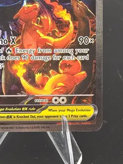 Pokemon Mega Charizard EX SIR English Phantasmal Flames 2025 MINT - Image 4
