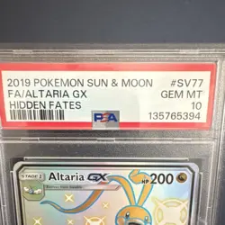 Pokemon Altaria GX SV77/SV94 Hidden Fates Shiny Holo Rare PSA 10 2019 - Image 2