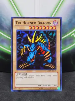 Yugioh Tri-Horned Dragon LCYW-EN157 Super Rare NM - Image 1