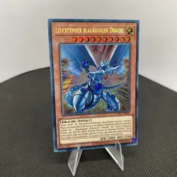 Yugioh Leuchtender Blauaugiger Drache LCKC-DE008 Secret Rare Near Mint - Image 5