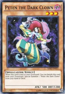 Peten the Dark Clown - SDKS-EN015 - Common - Unlimited Edition - Lightly Played - Image 1