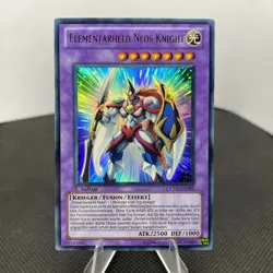 Yugioh Elementarheld Neos Knight EXVC-DE093 1. Auflage Ultra Rare Exzellent - Image 1