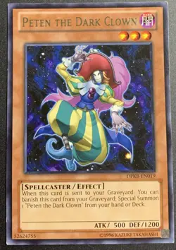 Yu-Gi-Oh Peten the Dark Clown DPKB-EN019 Rare LP - Image 1