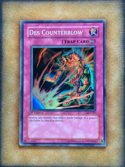 Yugioh Des Counterblow AST-107 Super Rare 1st Ed MP - Image 1