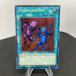 Yugioh Verbrecherduo LCKC-DE101 Secret Rare Near Mint - Image 1