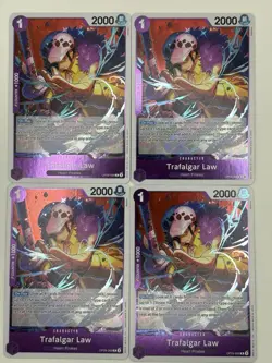 Trafalgar Law R OP09-069 - Emperors In The New World - One Piece TCG Playset 4x - Image 1