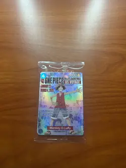 One Piece Monkey.D.Luffy US Voyage Card - SEALED - Basketball Promo - Image 1