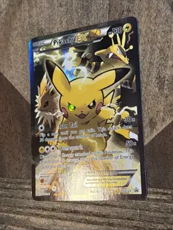 Pokemon Pikachu EX Full Art Promo Holo Electric Card XY124 2016 - Image 2