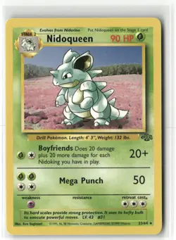 Pokemon Nidoqueen (23) 23/64 Unlimited Jungle Rare - Image 1