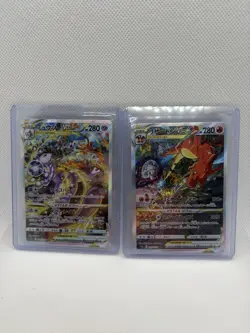 Japanese Pokemon Mewtwo & Charizard VSTAR 212/172 221/172 SAR Set Universe VSTAR - Image 1