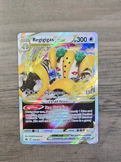 Pokemon TCG Regigigas VSTAR 114/159 Crown Zenith Holo NM - Image 1