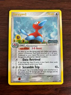 Pokemon Porygon2 Unseen Forces Holo Rare 12/115 - Image 1