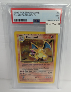 1999 Pokemon Game #4 Charizard-Holo PSA 7 - Image 3