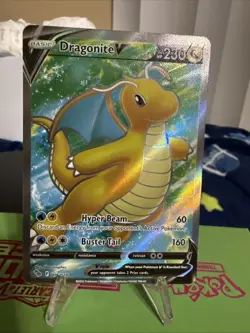 Dragonite V (Full Art) 076/078 Pokemon GO Holo - Image 1