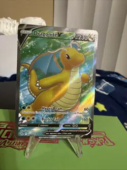 Dragonite V (Full Art) 076/078 Pokemon GO Holo - Image 2