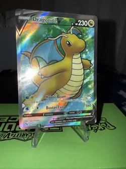 Dragonite V (Full Art) 076/078 Pokemon GO Holo - Image 3
